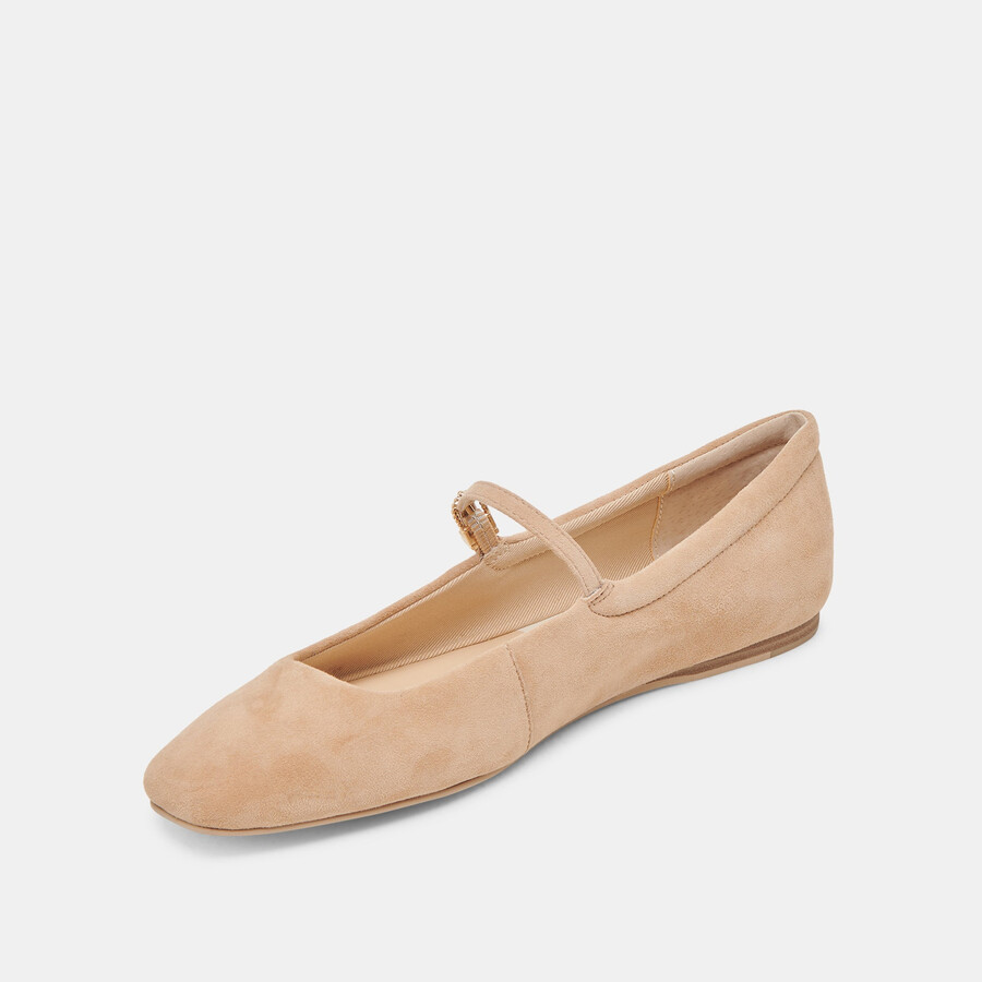 reyes ballerinas aus bambus-wildleder