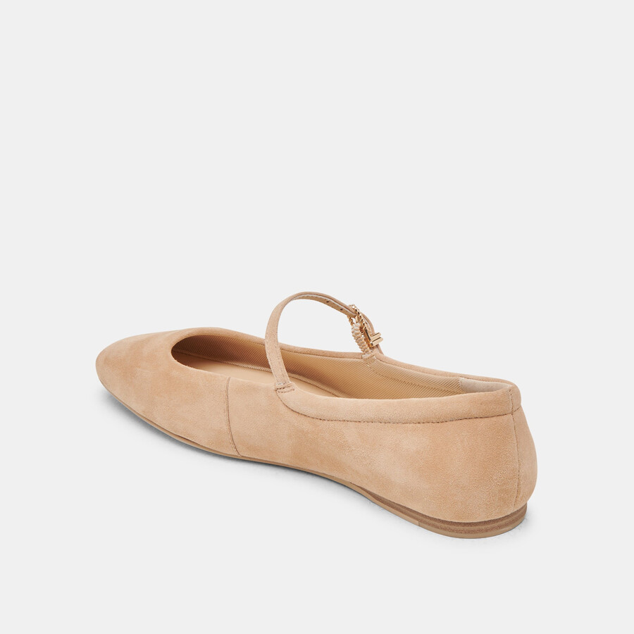 reyes ballerinas aus bambus-wildleder