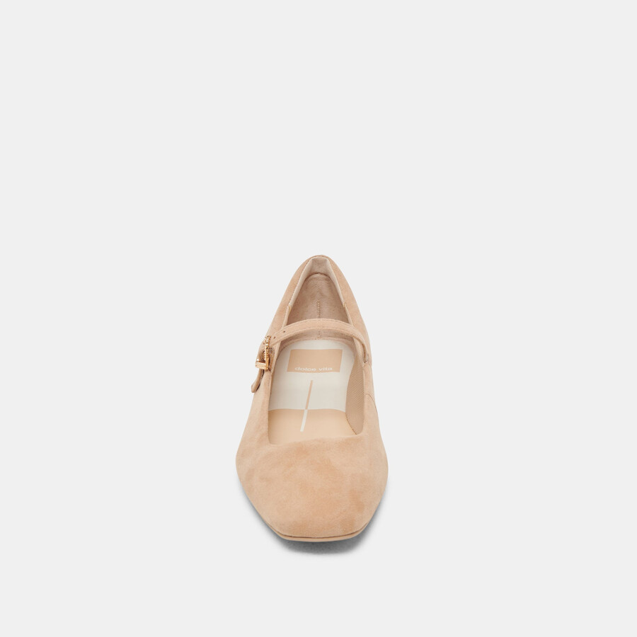 reyes ballerinas aus bambus-wildleder