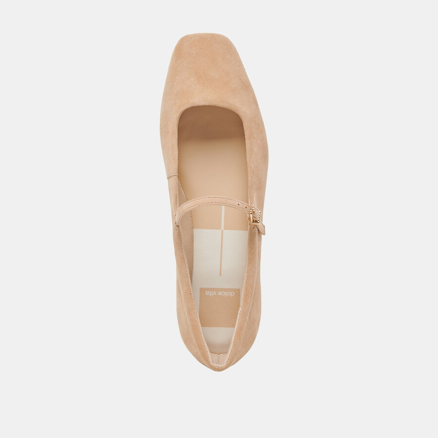 reyes ballerinas aus bambus-wildleder