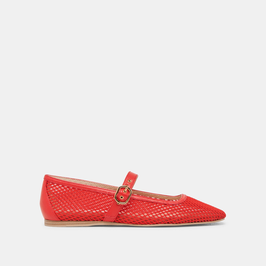 rodni mesh ballerinas chili woven mesh