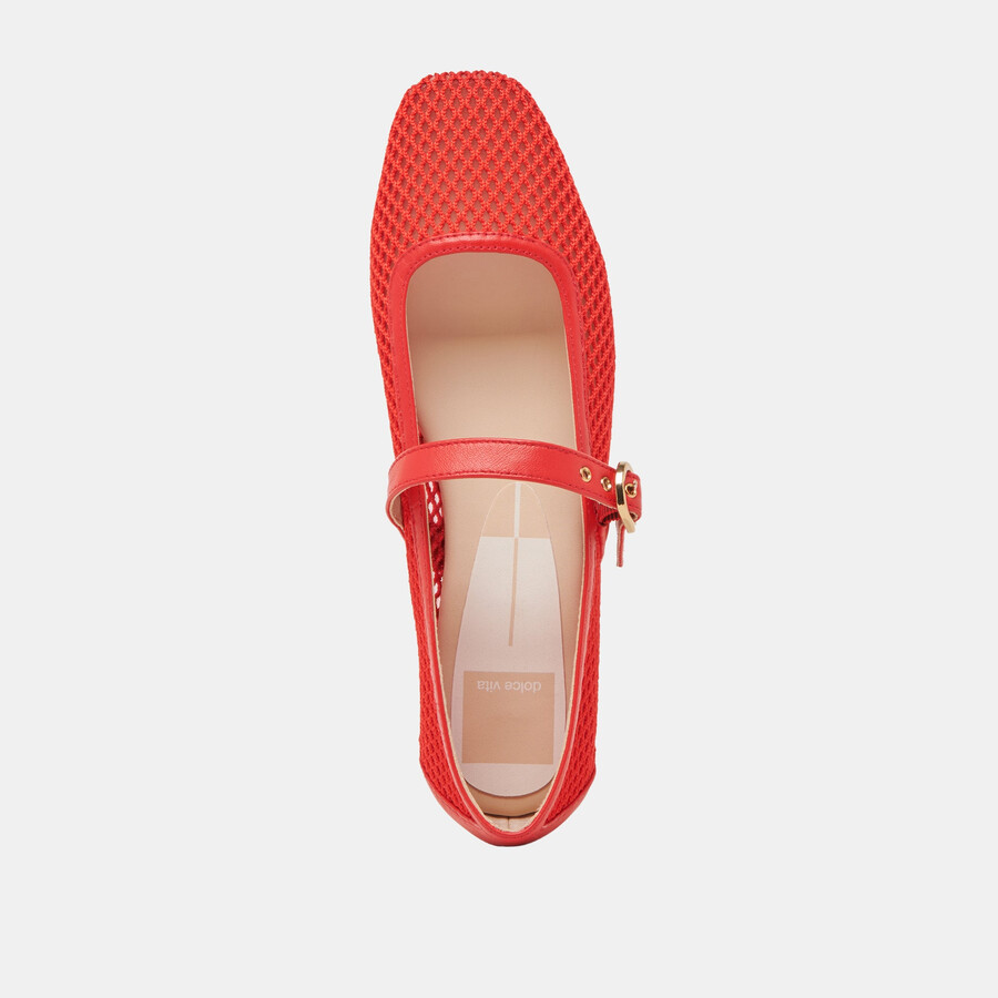 rodni mesh ballerinas chili woven mesh