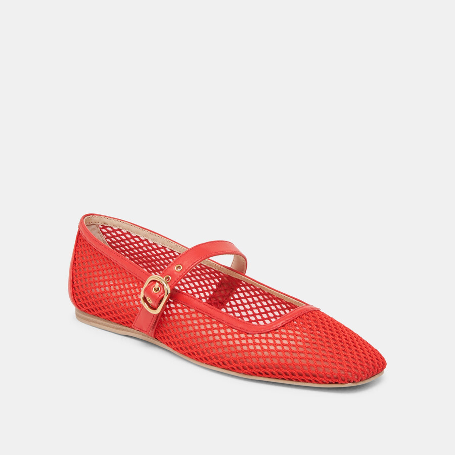 rodni mesh ballerinas chili woven mesh
