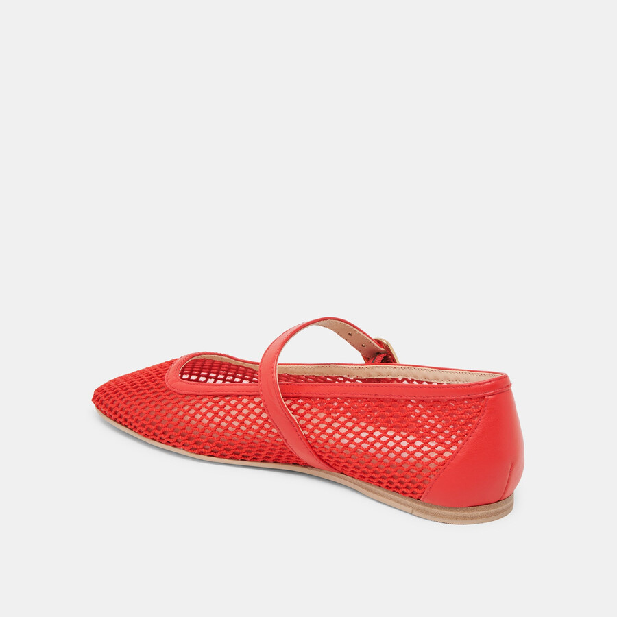 rodni mesh ballerinas chili woven mesh