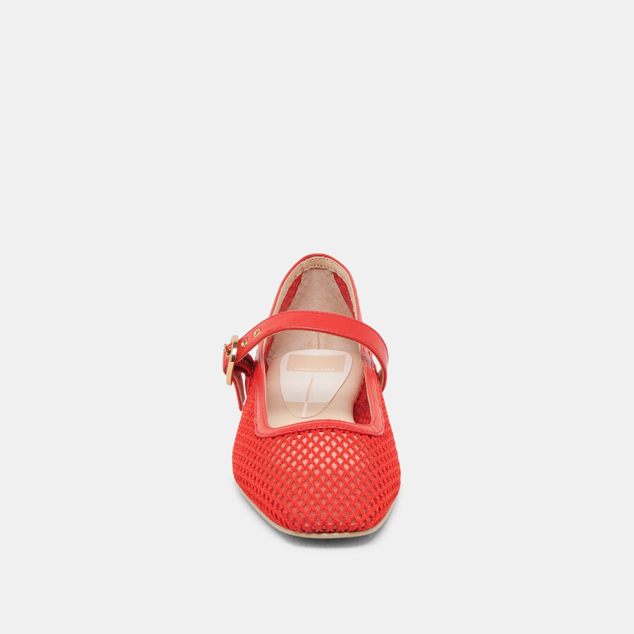 rodni mesh ballerinas chili woven mesh