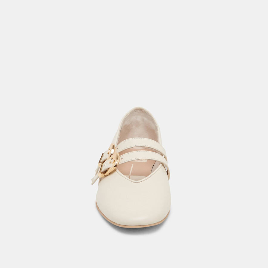 baylee weite ballerinas elfenbeinleder