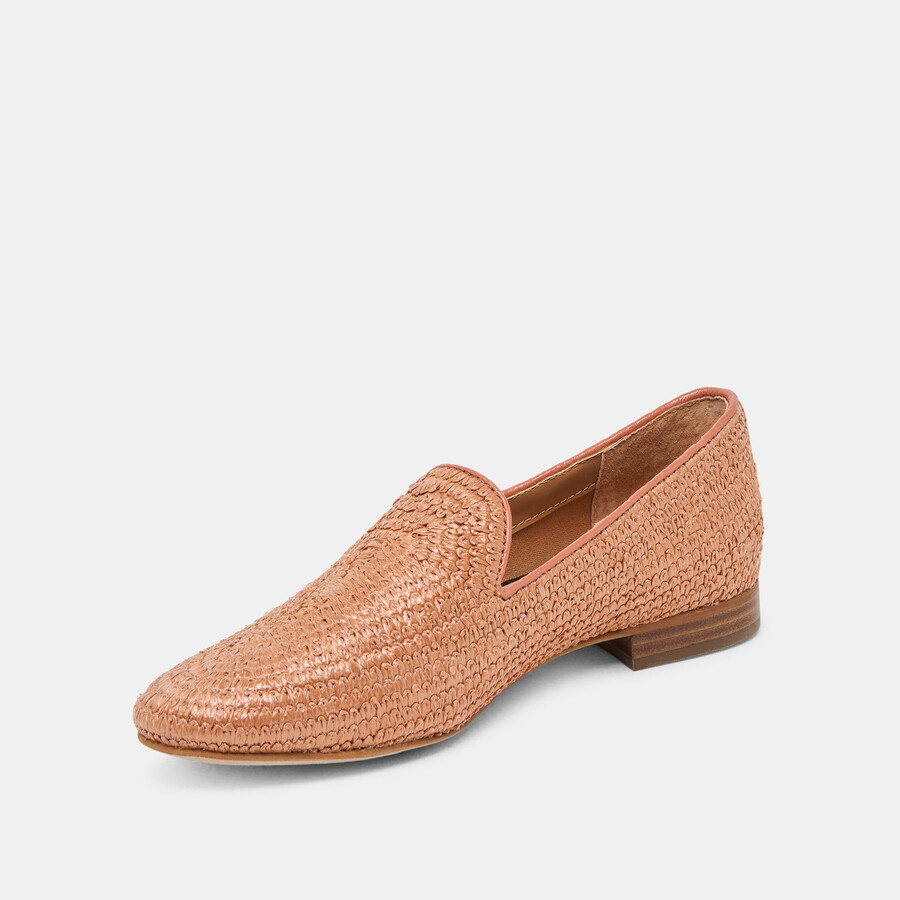 baylen flats ahorn gewebter raffiabast