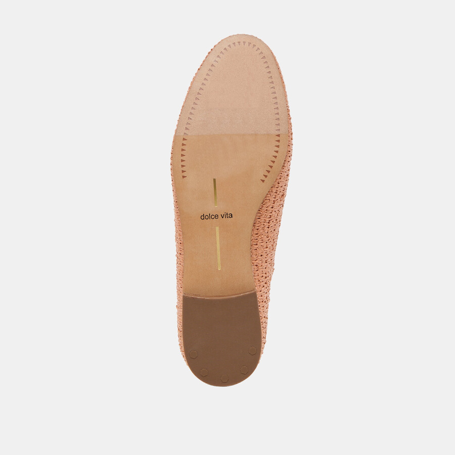 baylen flats ahorn gewebter raffiabast