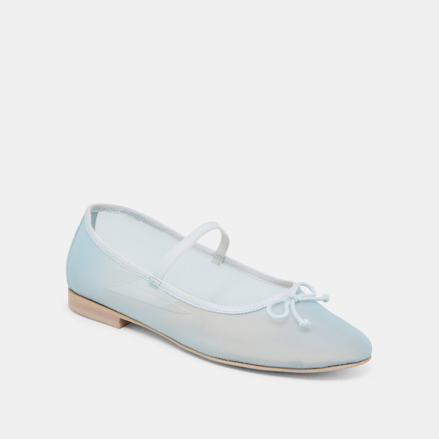 cadel ballerinas eisblaues mesh