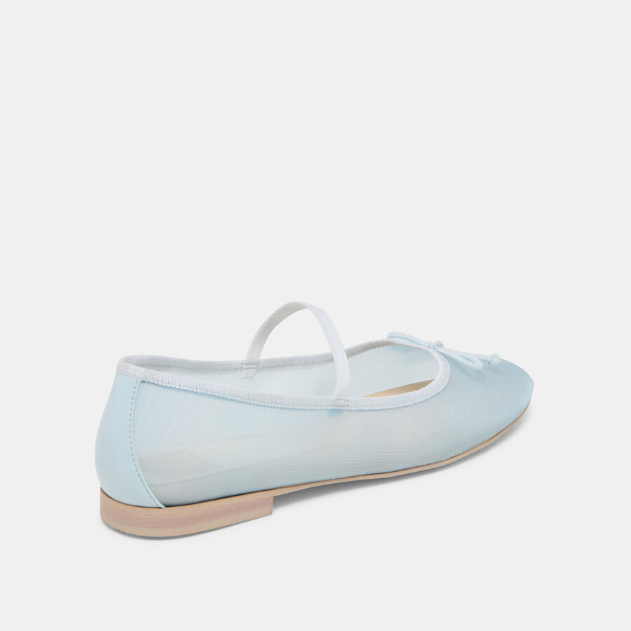 cadel ballerinas eisblaues mesh