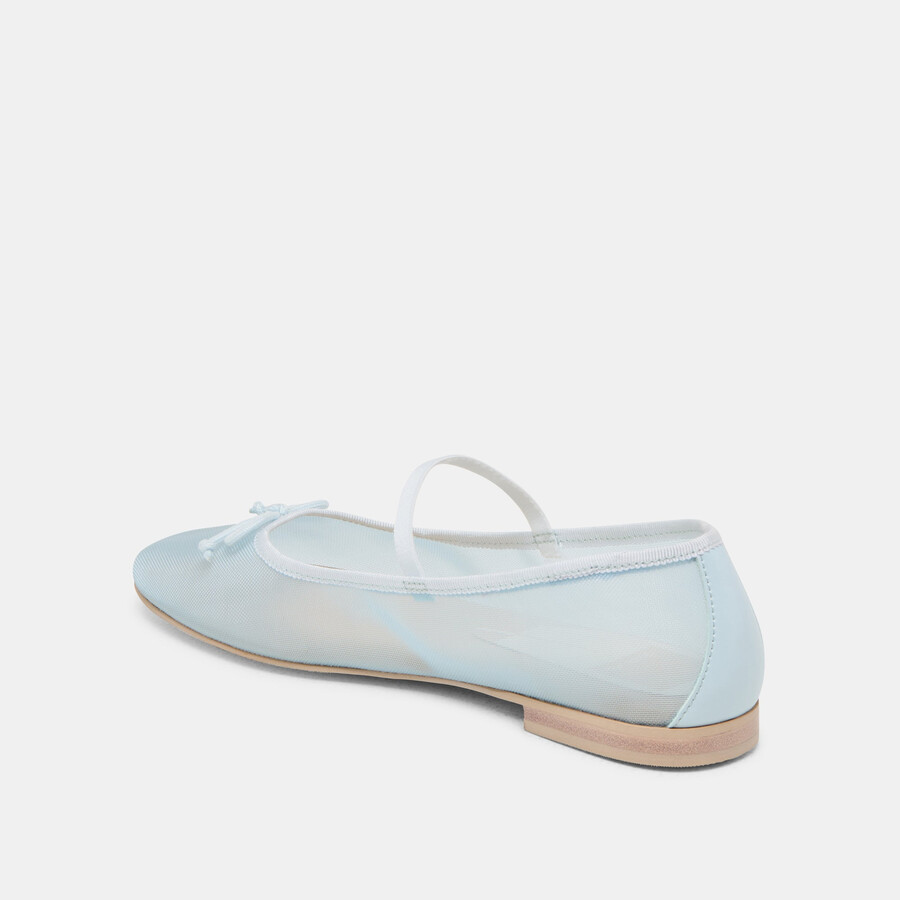 cadel ballerinas eisblaues mesh