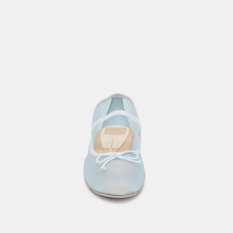 cadel ballerinas eisblaues mesh
