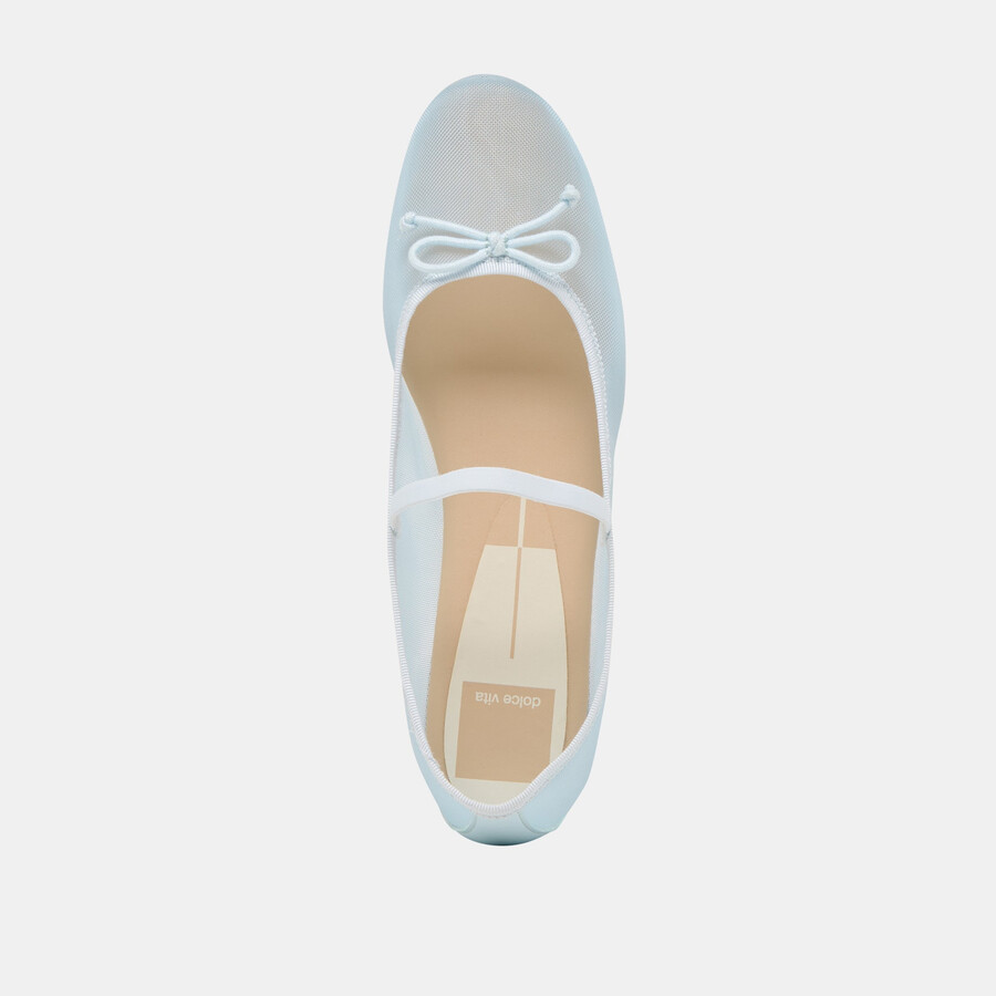 cadel ballerinas eisblaues mesh