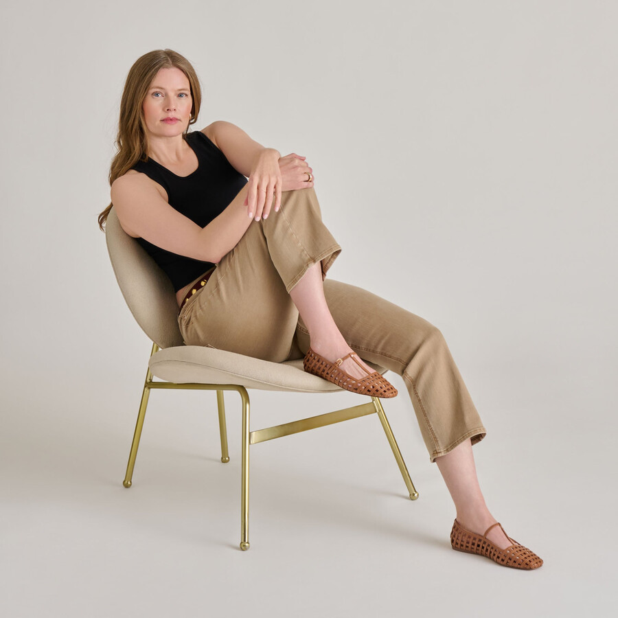 rains ballet flats saddle stella