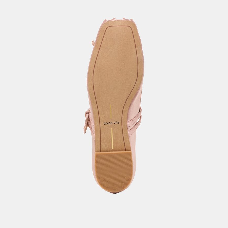 gibsen ballerinas aus rosafarbenem satin