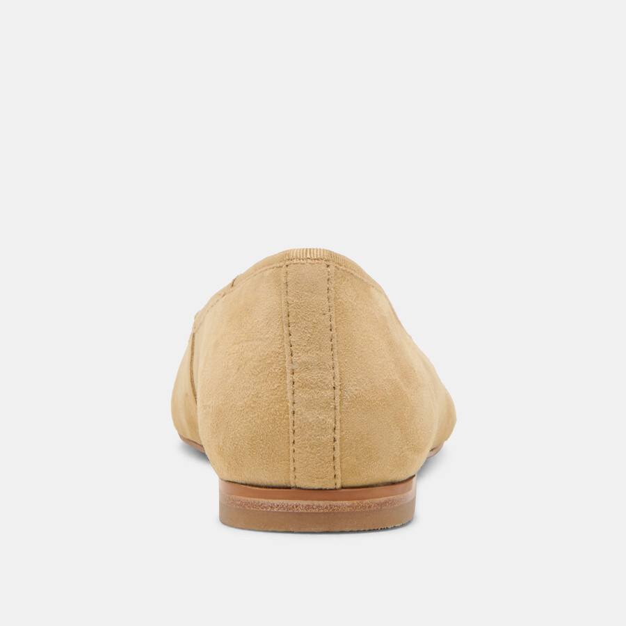ritla ballerinas aus honigfarbenem wildleder