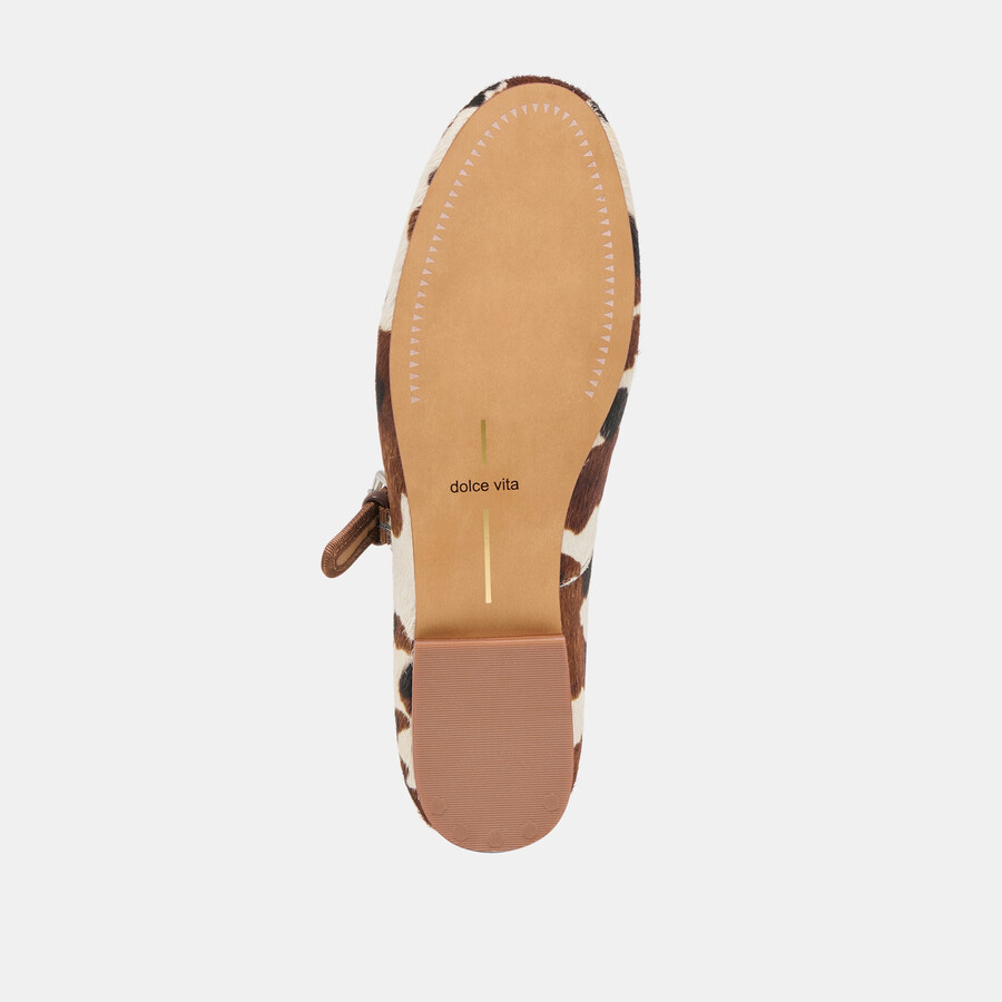 roslyn ballerinas aus kalbsleder in kakaobraun