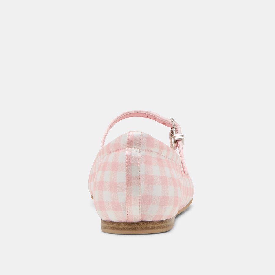reyes x byrdie golf weite ballerinas rosa karo vichy