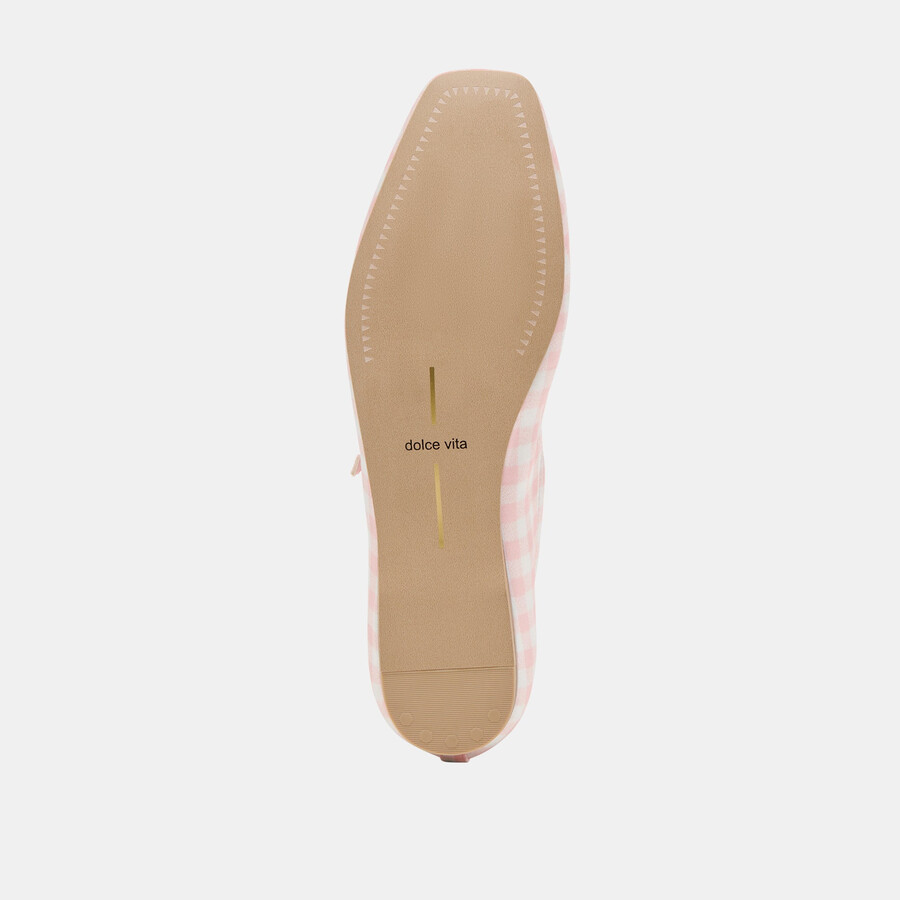 reyes x byrdie golf weite ballerinas rosa karo vichy