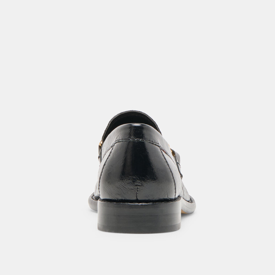 waylen loafers midnight crinkle lackleder
