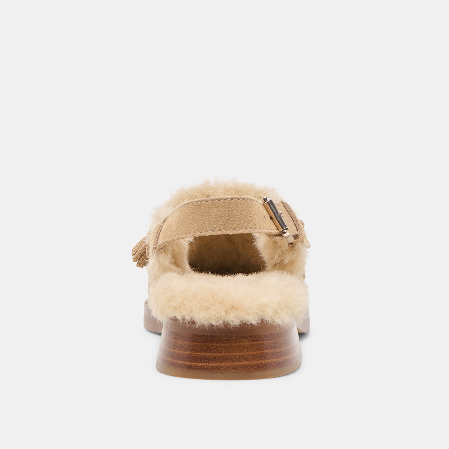 hamlit plüsch-loafer dunkeltaupe wildleder