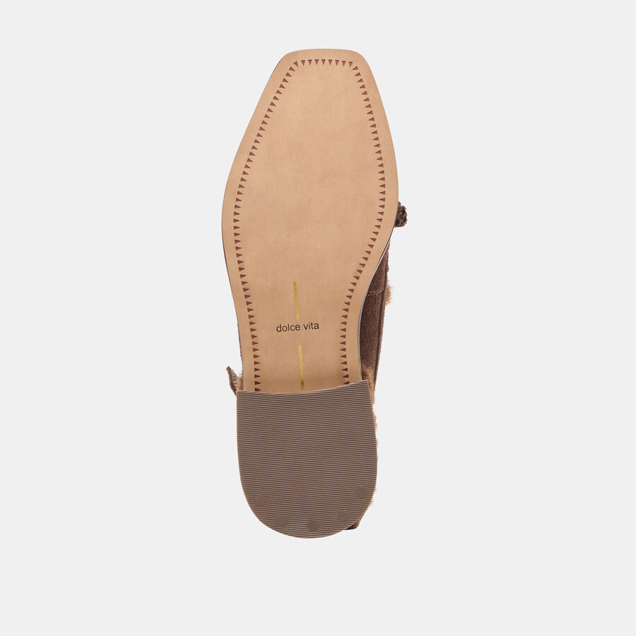 hamlit plüsch-loafer dunkelbraunes wildleder