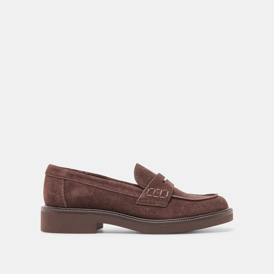 tiggy loafer mahagoni-wildleder