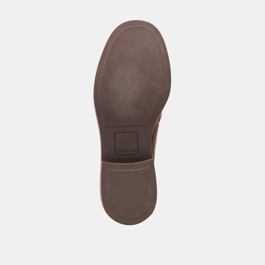 tiggy loafer mahagoni-wildleder