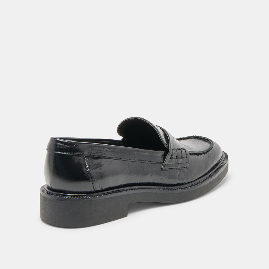 tiggy loafers midnight crinkle lackleder