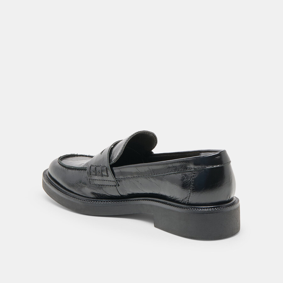 tiggy loafers midnight crinkle lackleder