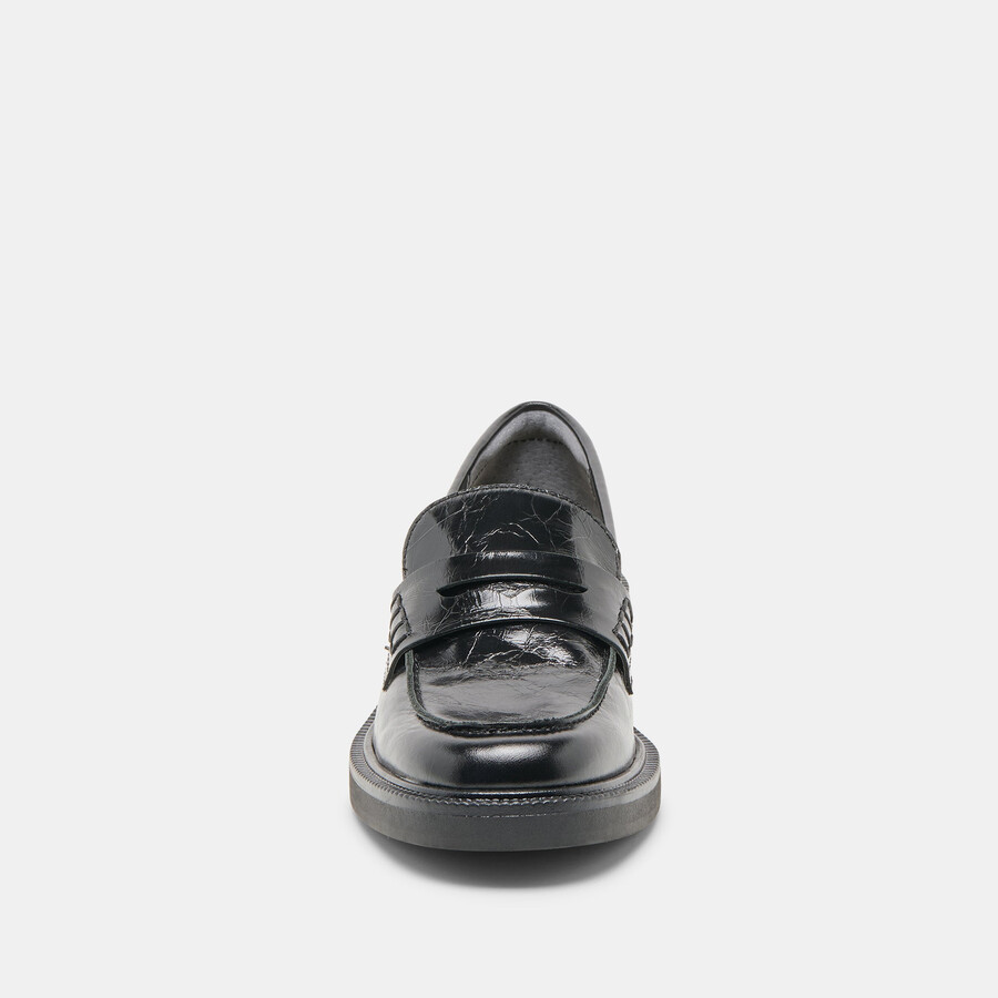 tiggy loafers midnight crinkle lackleder