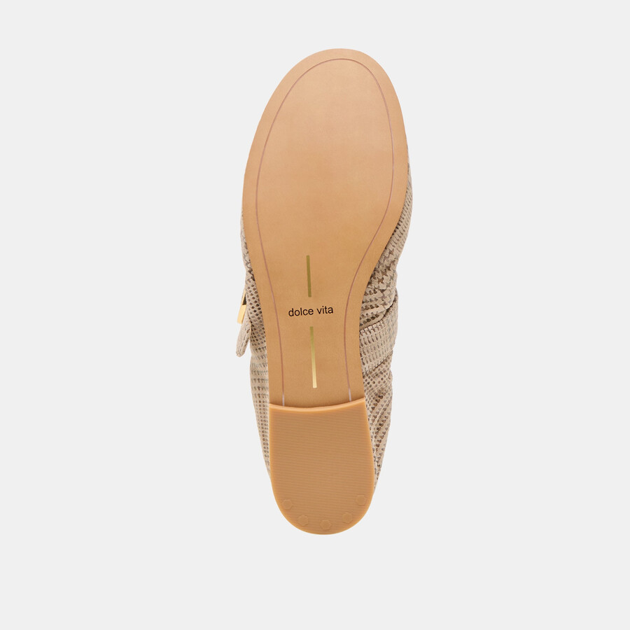 caely ballerinas aus wildleder mit fischgrätmuster