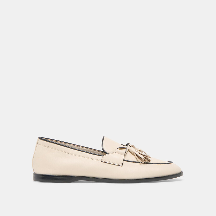 loklan loafer elfenbeinleder