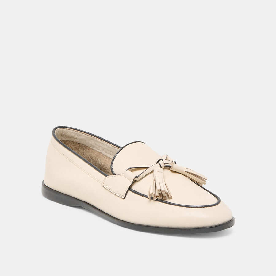 loklan loafer elfenbeinleder