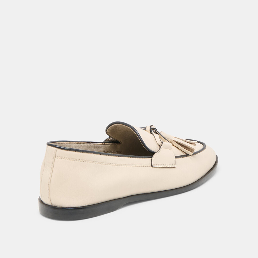 loklan loafer elfenbeinleder