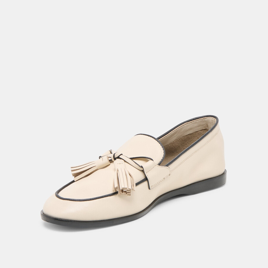 loklan loafer elfenbeinleder