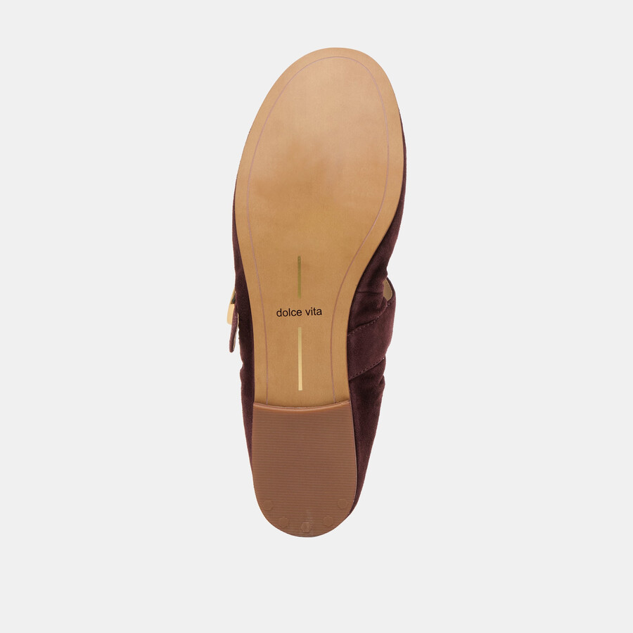 caely ballerinas aus maulbeer-wildleder
