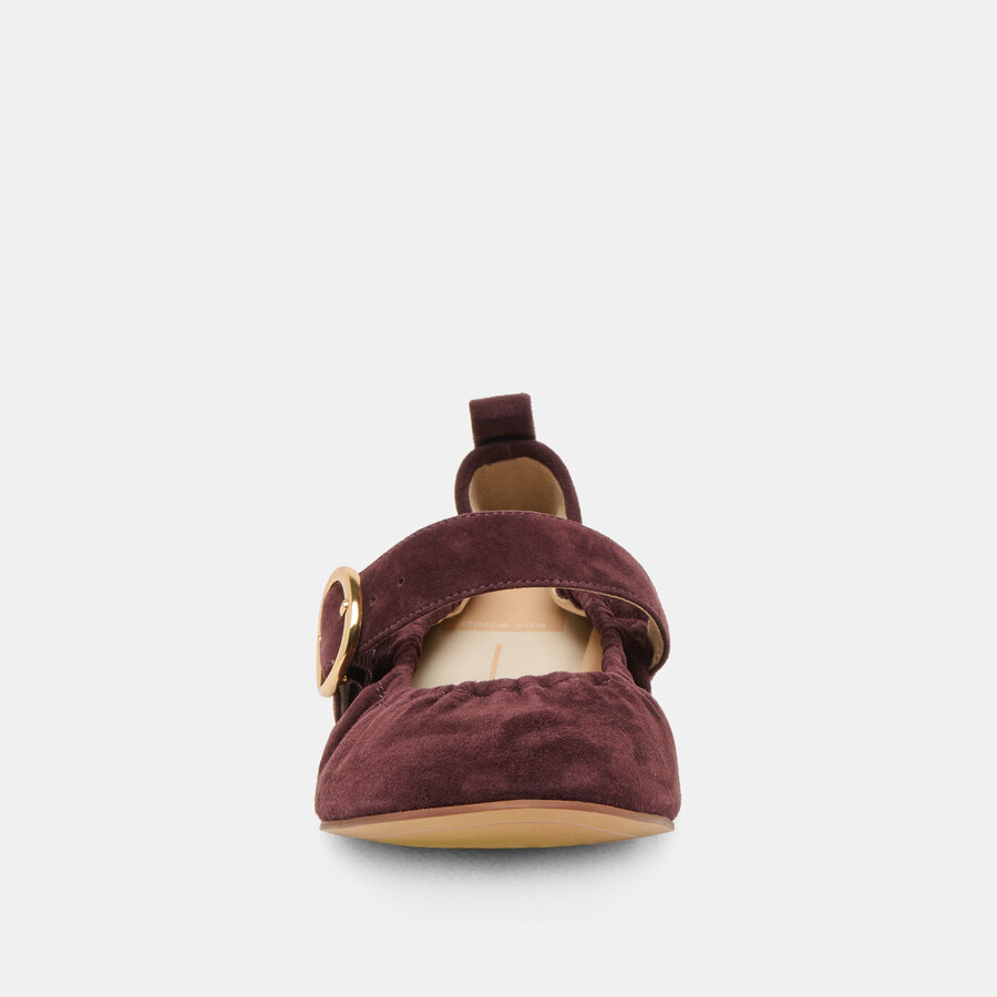 caely ballerinas aus maulbeer-wildleder
