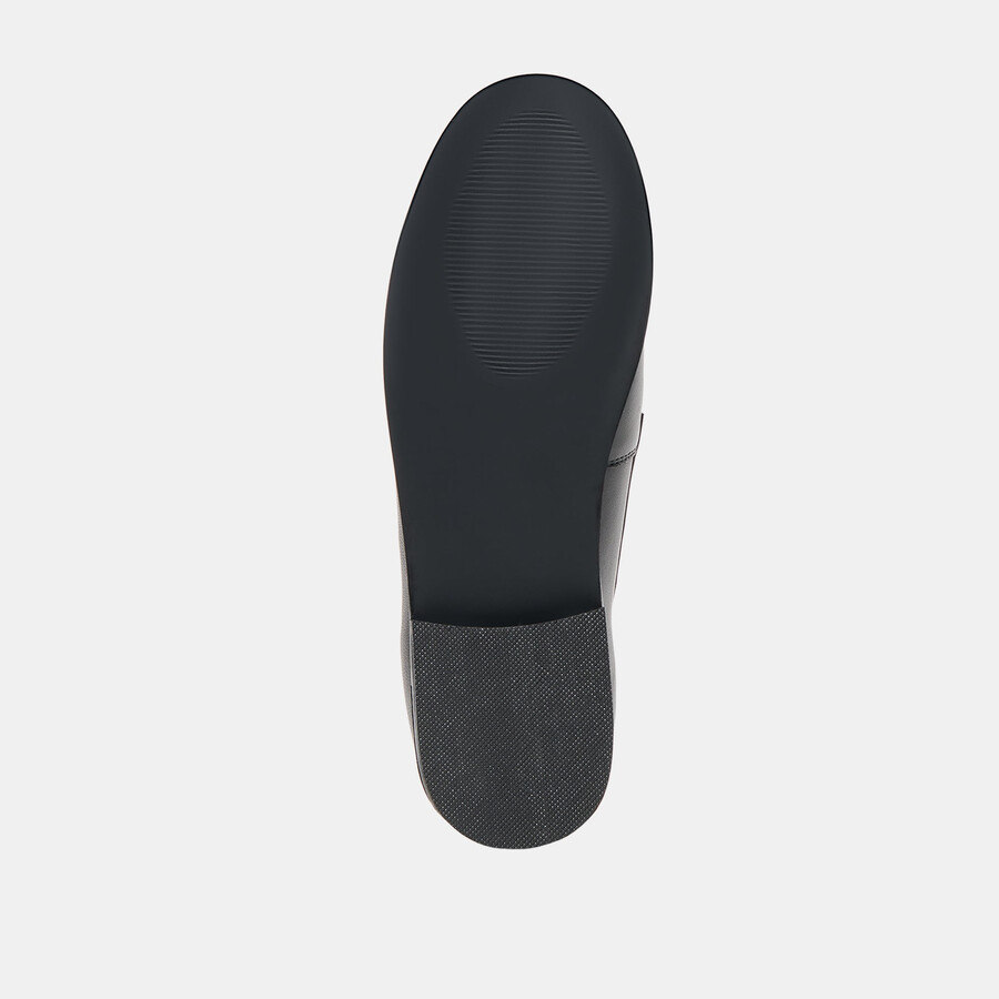 barney loafer aus schwarzem leder