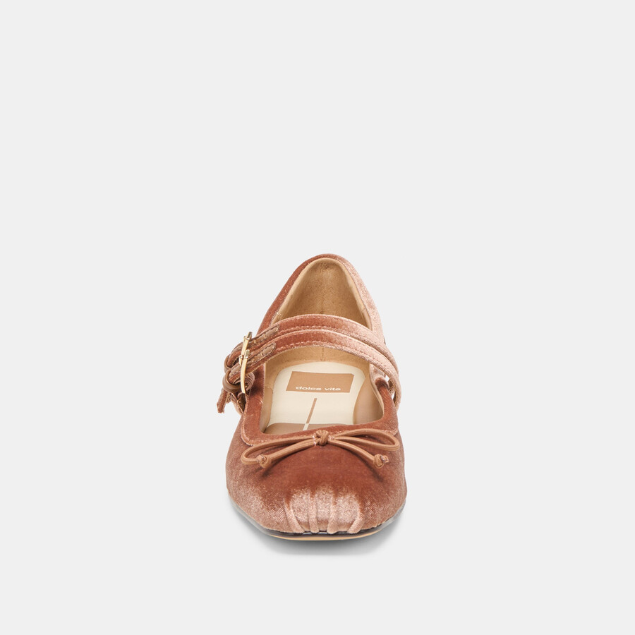 gibsen ballerinas dunkelrosa samt
