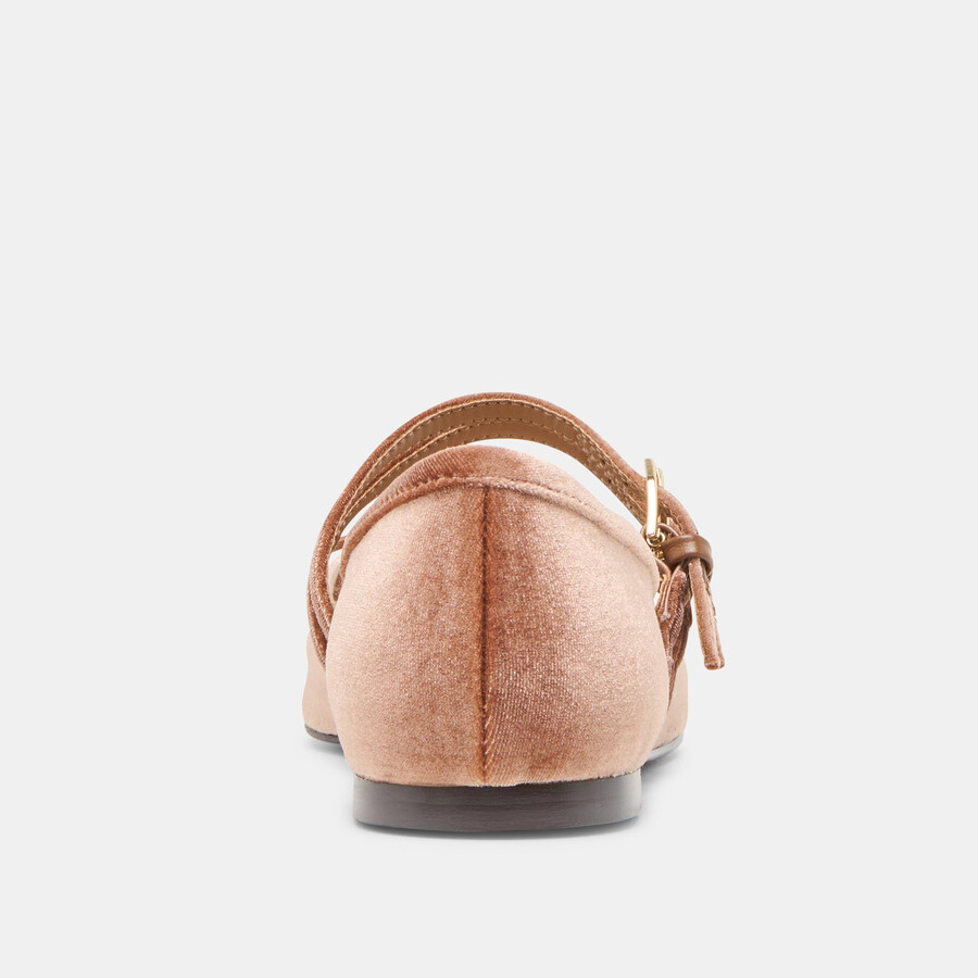 gibsen ballerinas dunkelrosa samt