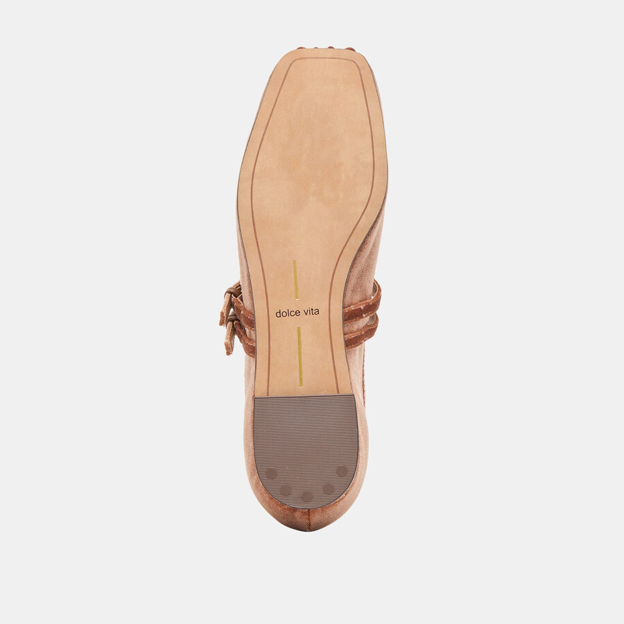 gibsen ballerinas dunkelrosa samt