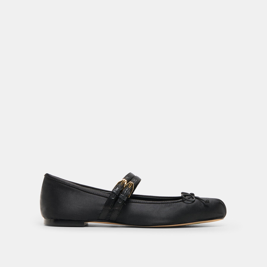 gibsen ballerinas onyx satin