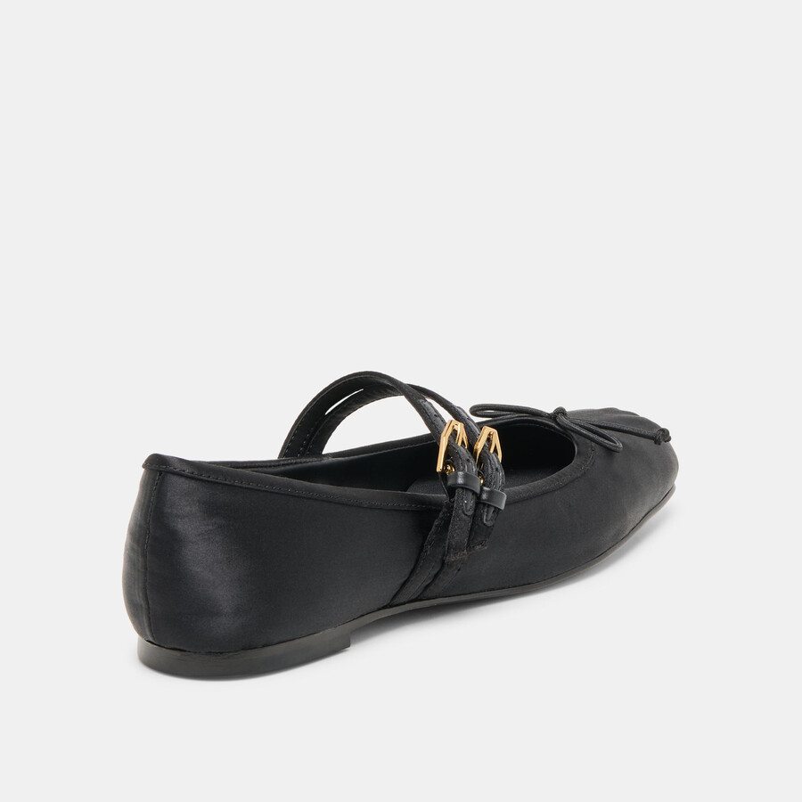 gibsen ballerinas onyx satin