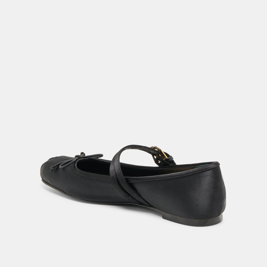 gibsen ballerinas onyx satin