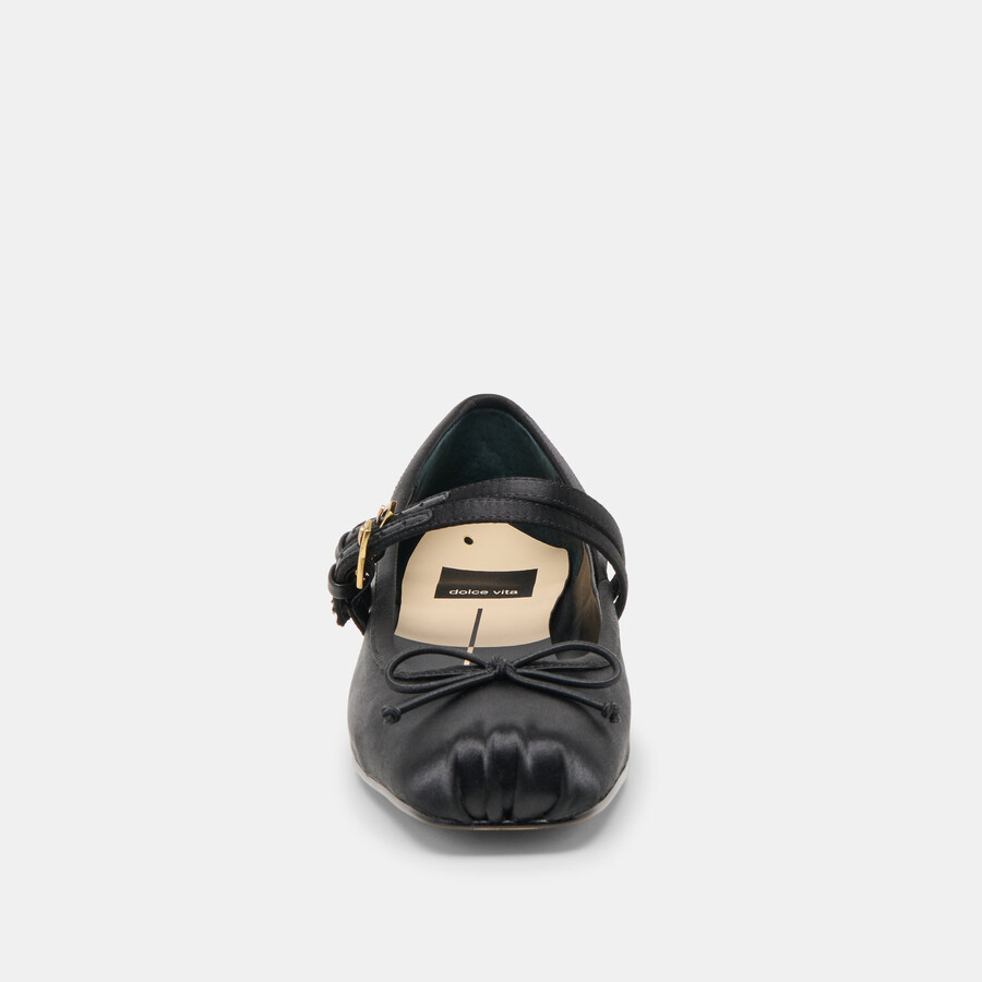 gibsen ballerinas onyx satin