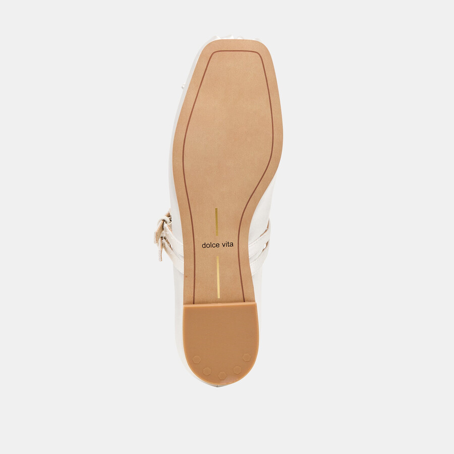 gibsen ballerinas aus echtem weiß satin