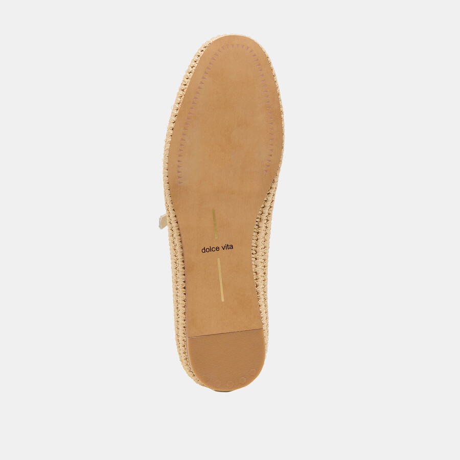 betony ballerinas aus cremefarbenem leder