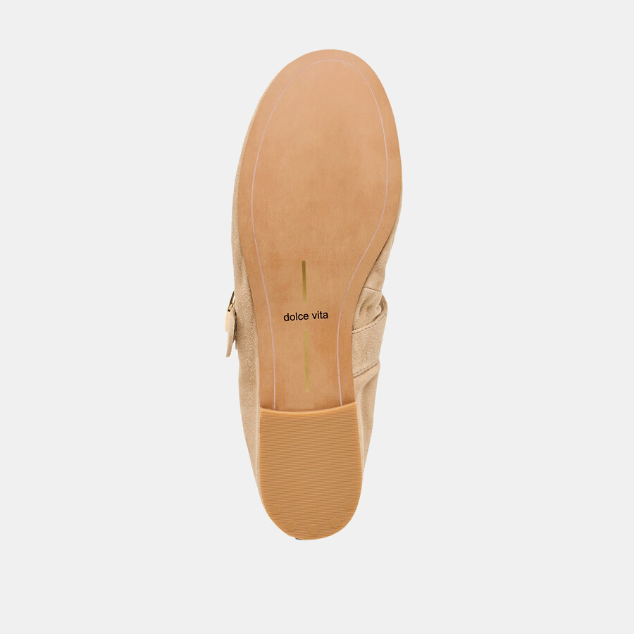 caely ballerinas aus kamel-wildleder