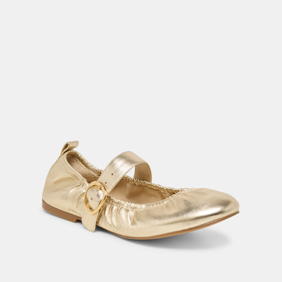 caely ballerinas aus platinleder